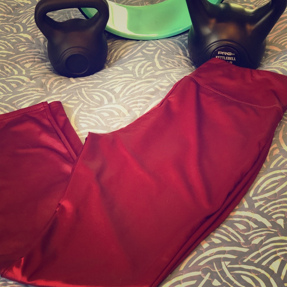 Dark Red Leggings